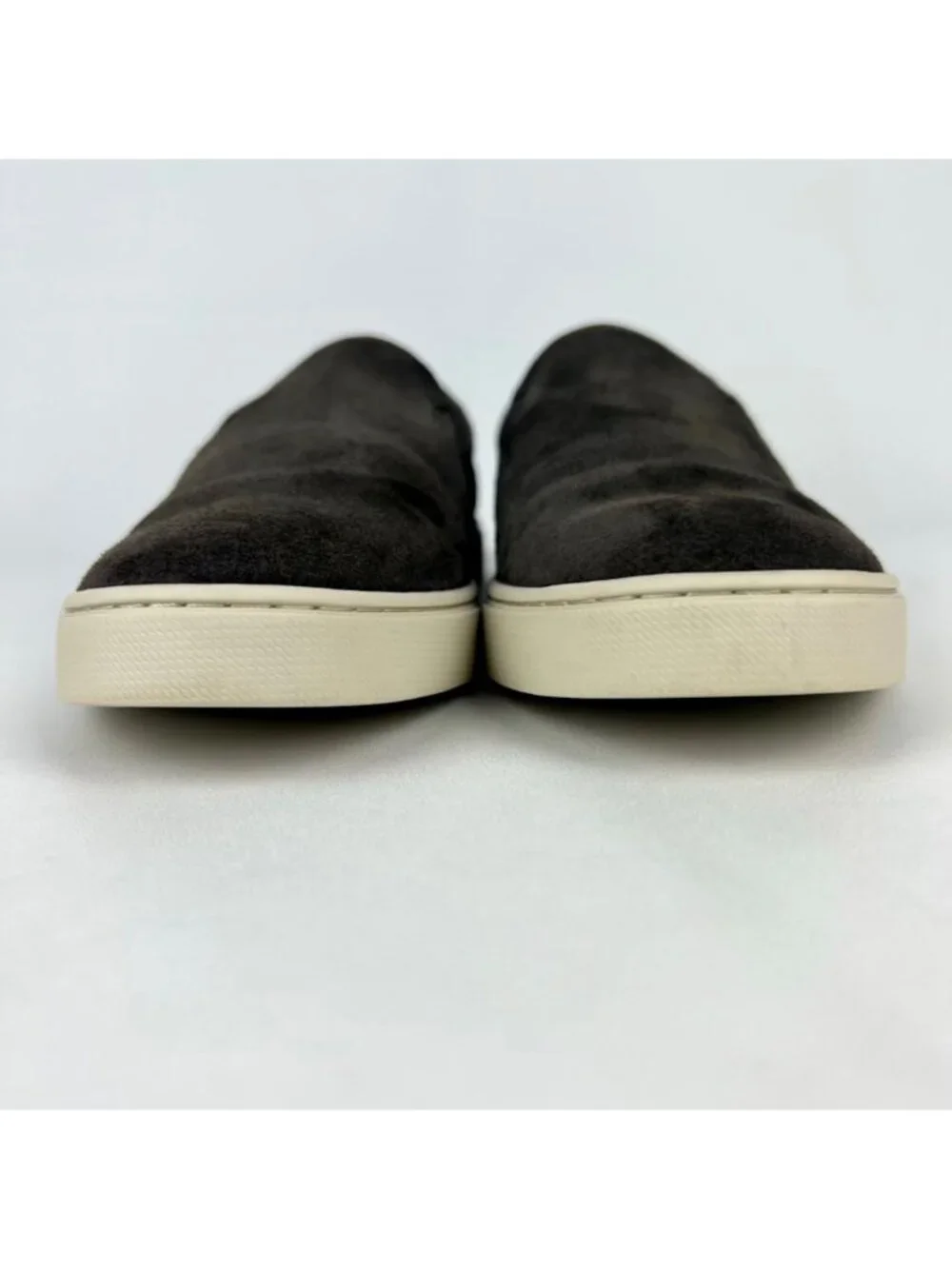 Frye Ivy Grigio Gray Suede Slip On Sneaker 8.5